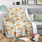 Lion Pattern Print Design 04 Premium Blanket