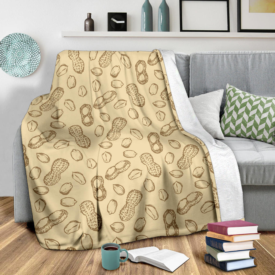 Hand Drawn Peanuts Pattern Premium Blanket