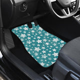 Vintage Star Pattern Front Car Mats