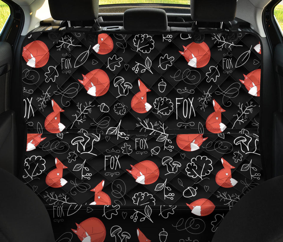 Fox Sleeping Fox Pattern Dog Car Seat Covers