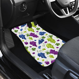 Grape Pattern Front Car Mats