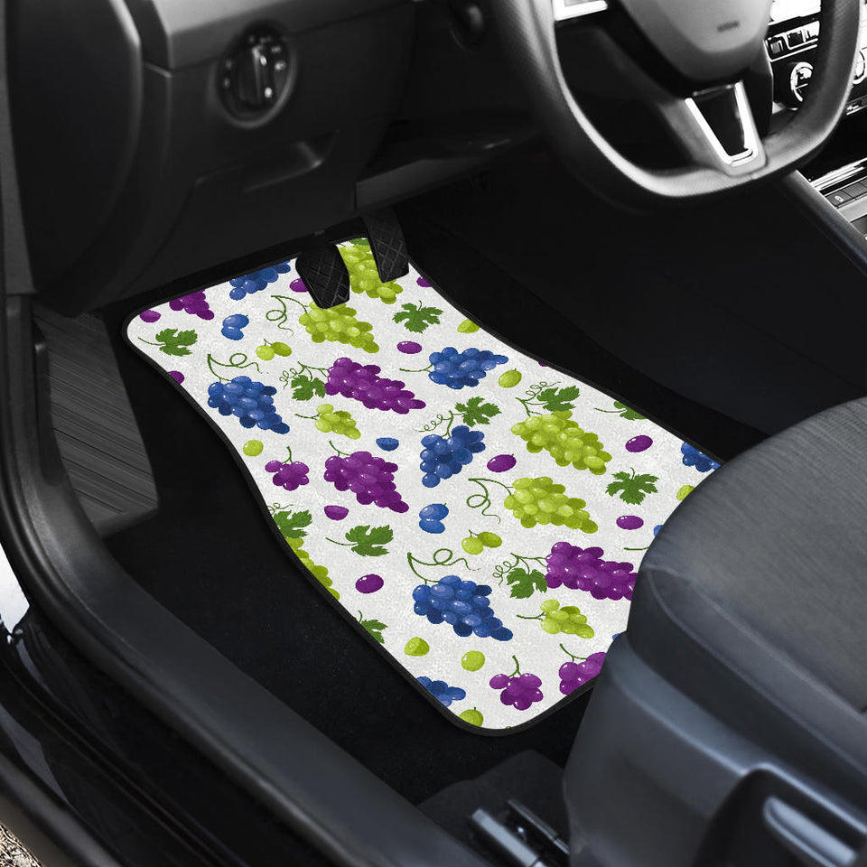 Grape Pattern Front Car Mats