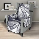 Guava tropical hand drawn pattern Chair Cover Protector