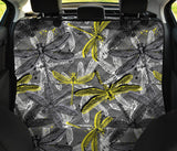 Hand Drawn Dragonfly Pattern Dog Car Seat Covers