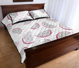 dragon fruit pattern Quilt Bed Set