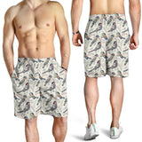 Pigeon Pattern Print Design 04 Men Shorts