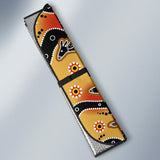 Kangaroo Australian Aboriginal Art Pattern Car Sun Shade