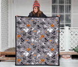 Halloween Design Pattern Premium Quilt
