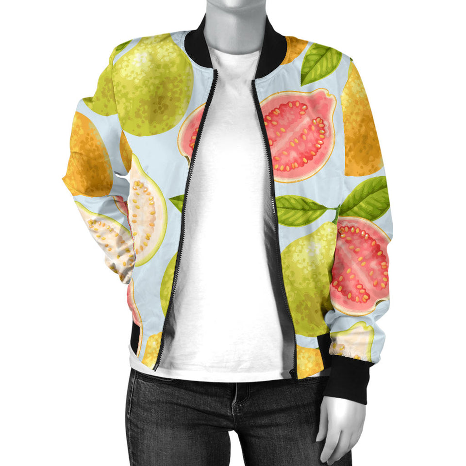 Guava Design Pattern Women'S Bomber Jacket
