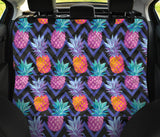Pineapples Pattern Zigzag Background Dog Car Seat Covers