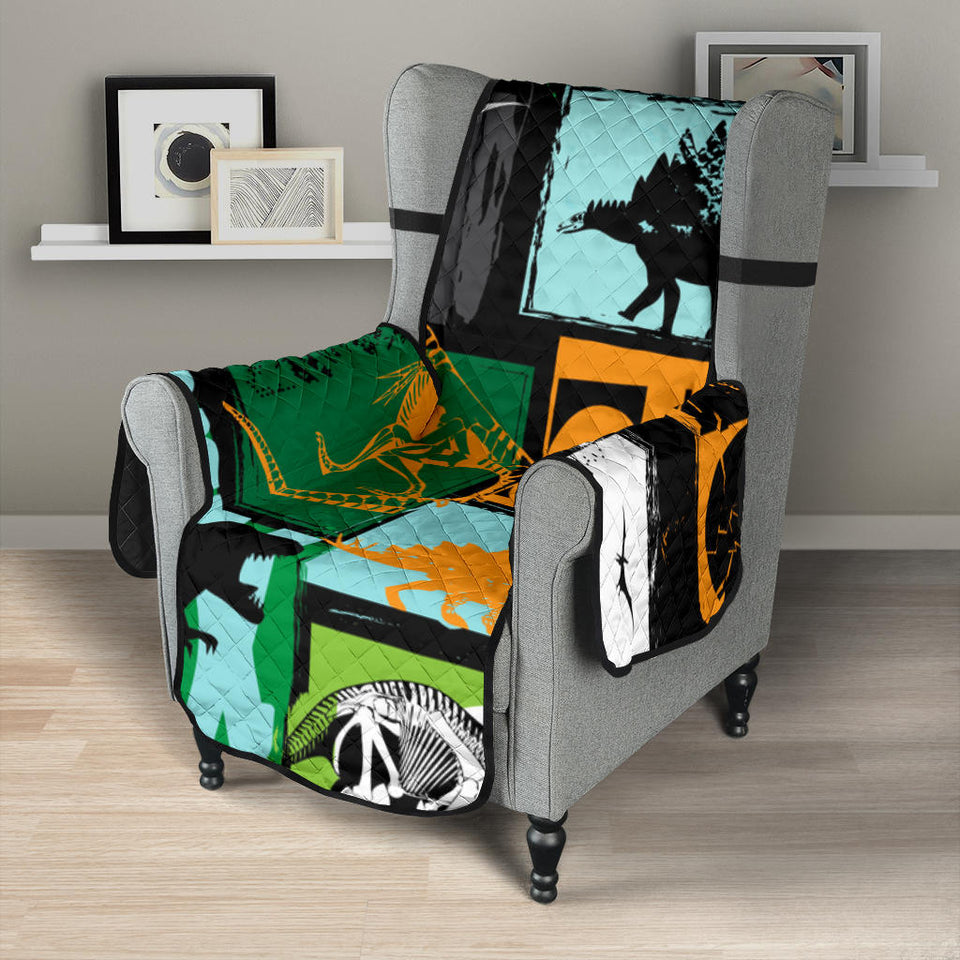 dinosaurs print pattern Chair Cover Protector