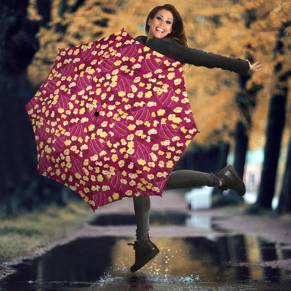 Popcorn Pattern Print Design 02 Umbrella
