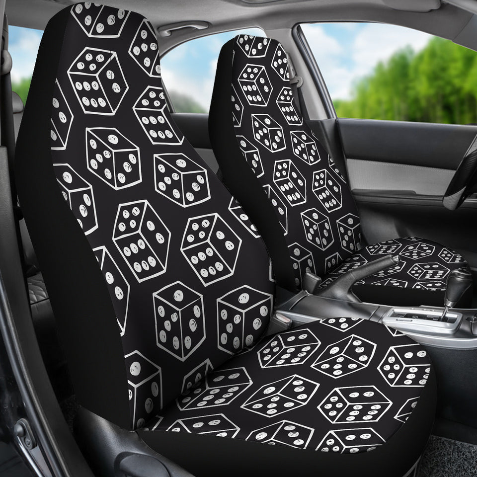 Dice Pattern Print Design 01 Universal Fit Car Seat Covers