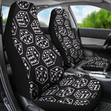 Dice Pattern Print Design 01 Universal Fit Car Seat Covers