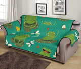Cute frog dragonfly design pattern Sofa Cover Protector