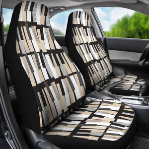 Piano Pattern Print Design 04 Universal Fit Car Seat Covers