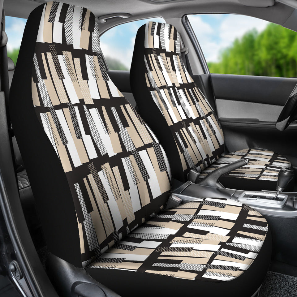 Piano Pattern Print Design 04 Universal Fit Car Seat Covers
