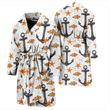Clown Fish Pattern Print Design 02 Men's Bathrobe