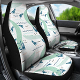 Crocodile Diver Pattern Universal Fit Car Seat Covers