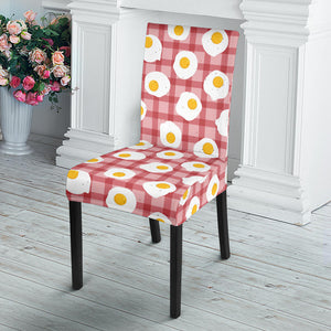 Fried Eggs Pattern Print Design 03 Dining Chair Slipcover