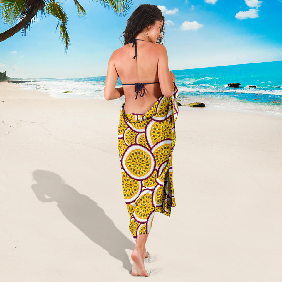 Passion Fruits Slice Pattern Sarong