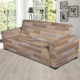 Brick Printed Pattern Print Design 01 Sofa Slipcover