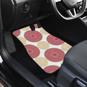 Circle Indian Pattern Front Car Mats