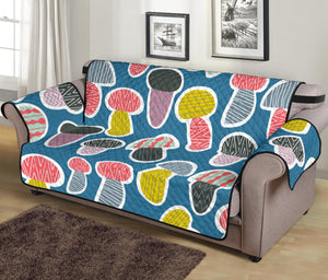 Colorful mushroom design pattern Sofa Cover Protector