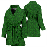 Casino Cards Suits Pattern Print Design 04 Women's Bathrobe