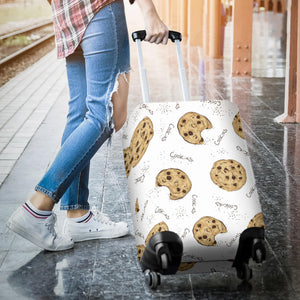 Sketch Style Cookie Pattern Luggage Covers