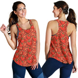 Red Tomato Pattern Women Racerback Tank Top