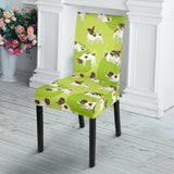 Jack Russel Pattern Print Design 01 Dining Chair Slipcover