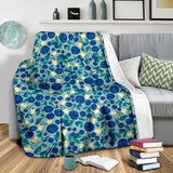Blueberry Design Pattern Premium Blanket