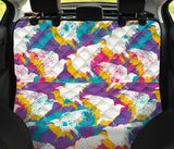 Colorful Crow Illustration Pattern Dog Car Seat Covers