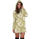 Garlic Design Pattern Women'S Hoodie Dress