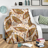 Corn Pattern Print Design 03 Premium Blanket