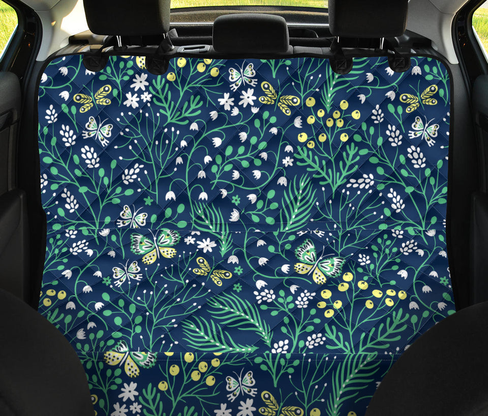 Butterfly Leaves Pattern Dog Car Seat Covers