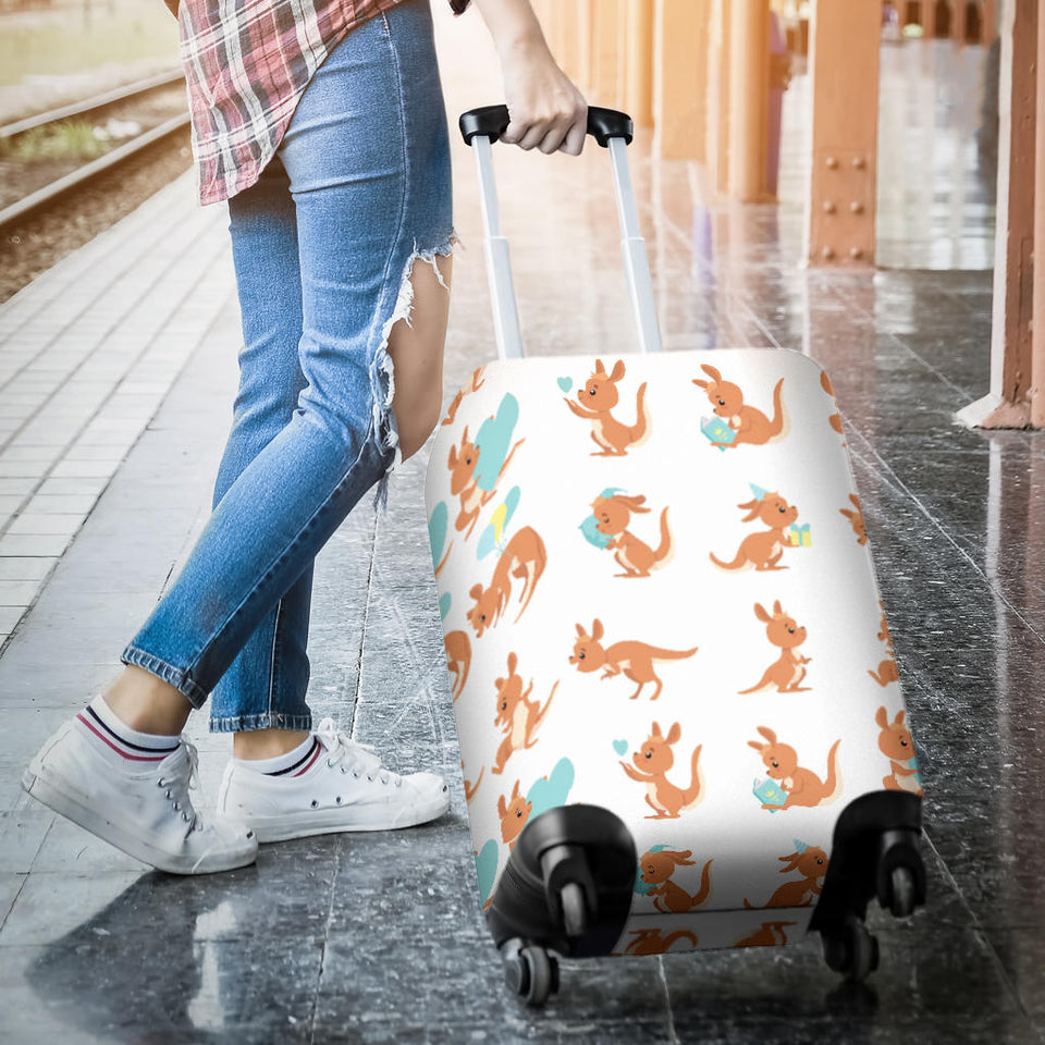 Cute Kangaroo Pattern Luggage Covers