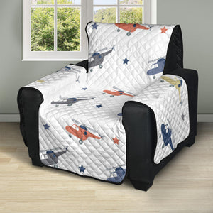 Cute helicopter star pattern Recliner Cover Protector