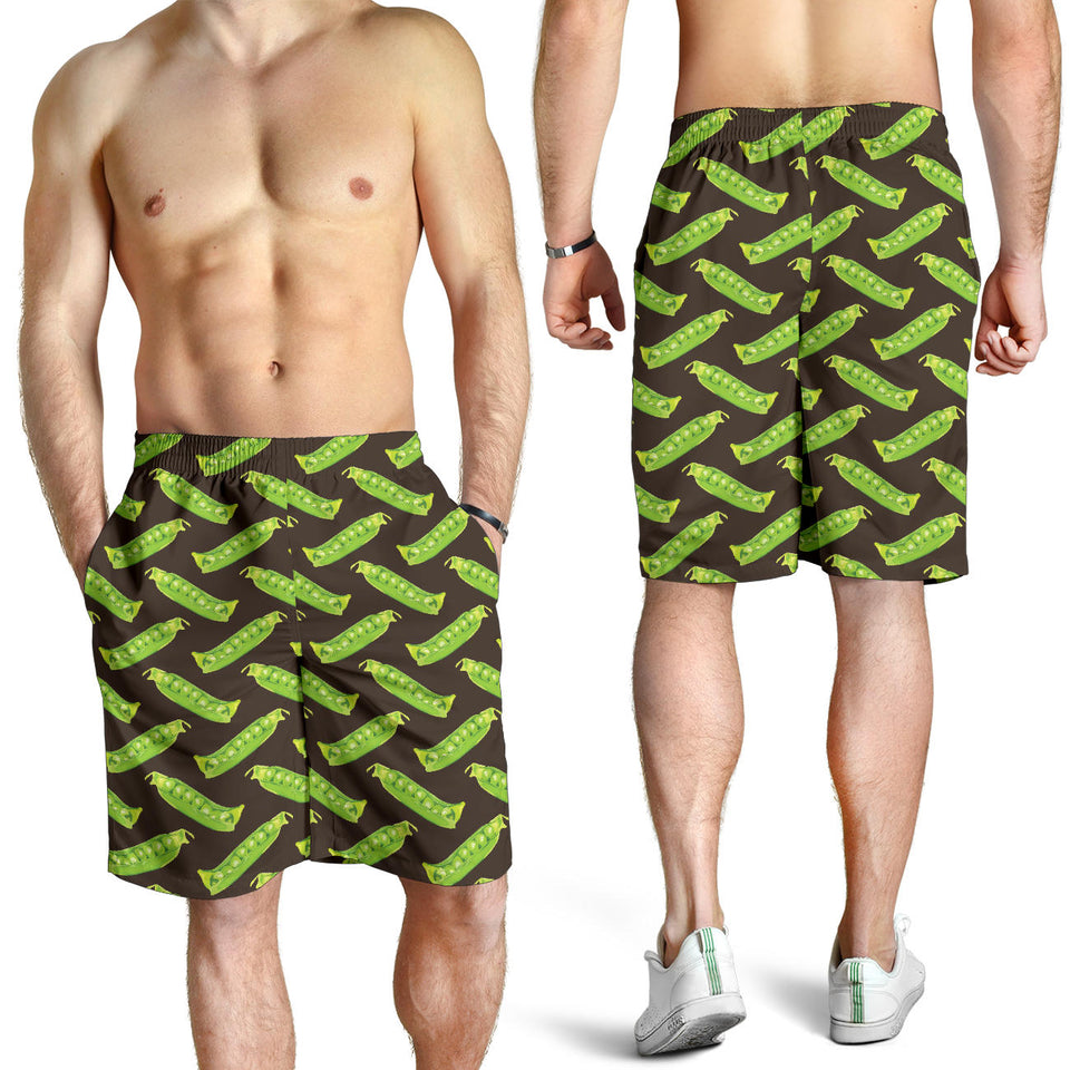 Green Peas Pattern Print Design 05 Men Shorts