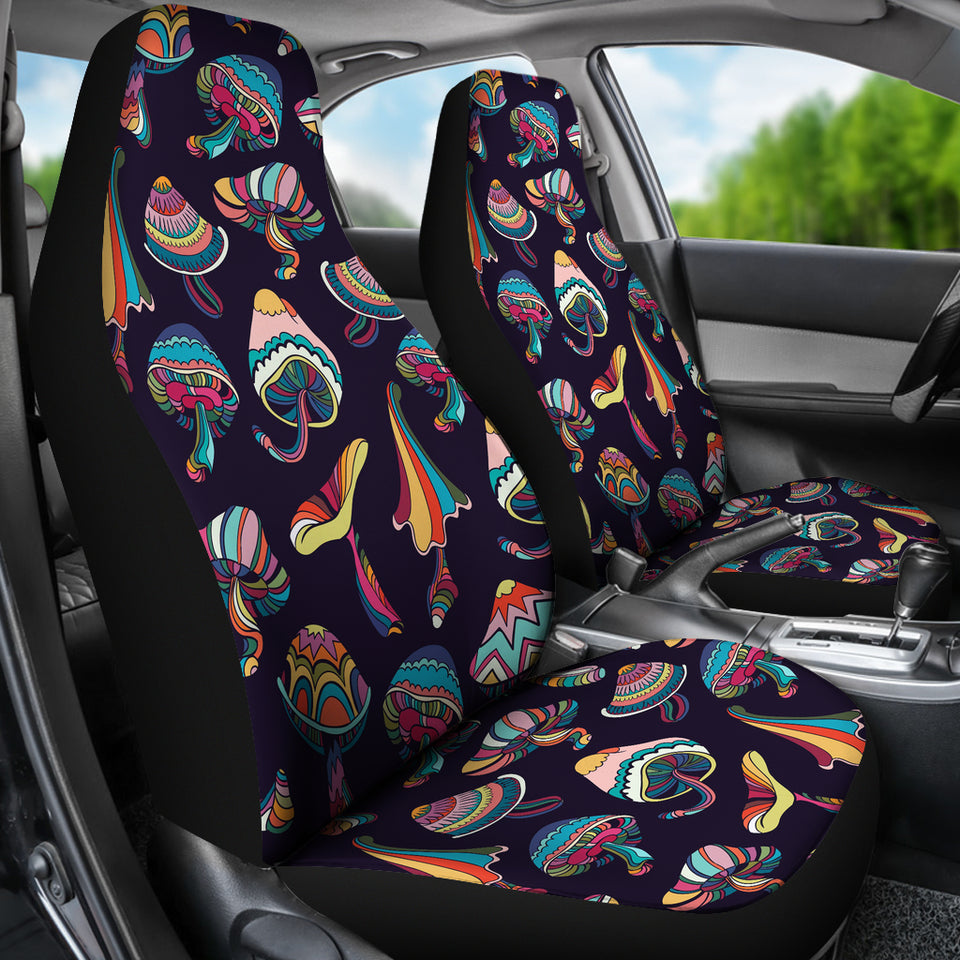 Colorful Mushroom Pattern Universal Fit Car Seat Covers