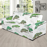 Chameleon Lizard Pattern Sofa Slipcover