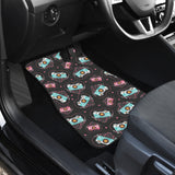 Camera Pattern Print Design 04 Front Car Mats