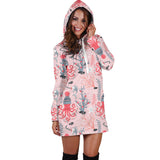 Octopus Winter Hat Garland Fish Candy Seaweed Coral Starfish Women'S Hoodie Dress