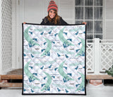 Crocodile Diver Pattern Premium Quilt