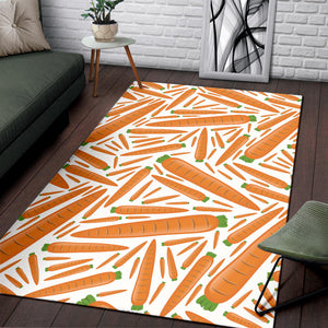 Carrot Pattern Print Design 02 Area Rug
