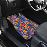Goldfish Pattern Print Design 05 Front and Back Car Mats