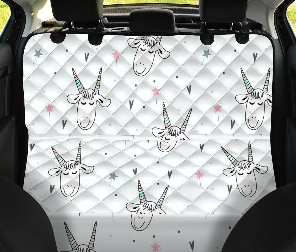 Cute Goat Design Pattern Dog Car Seat Covers