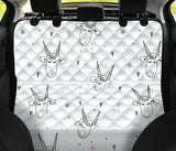 Cute Goat Design Pattern Dog Car Seat Covers