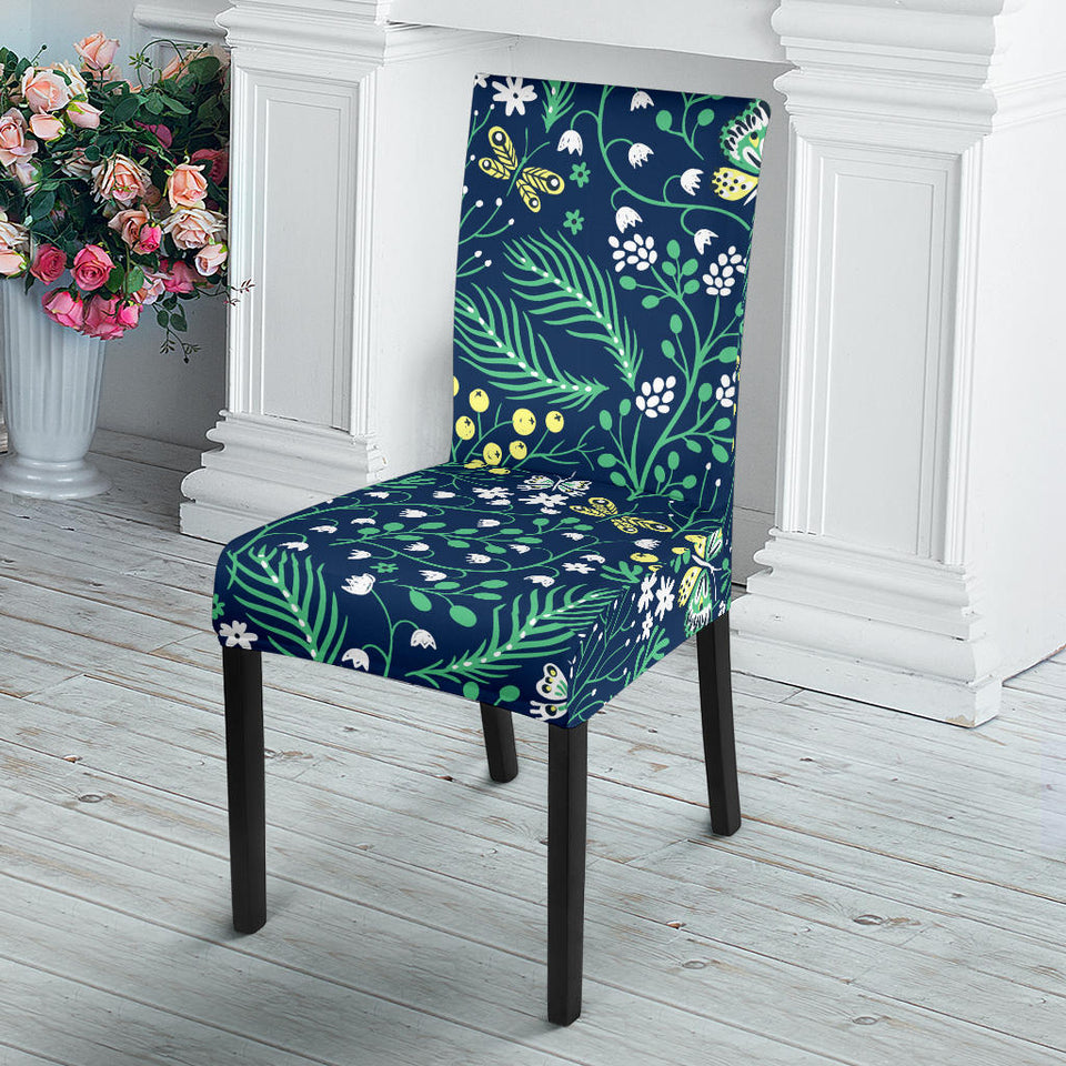 Butterfly Leaves Pattern Dining Chair Slipcover